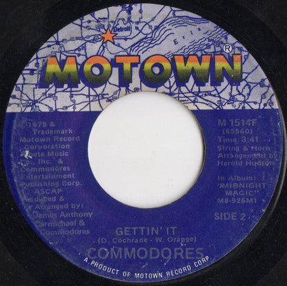 Commodores : Lady (You Bring Me Up) / Gettin' It (7", Single)