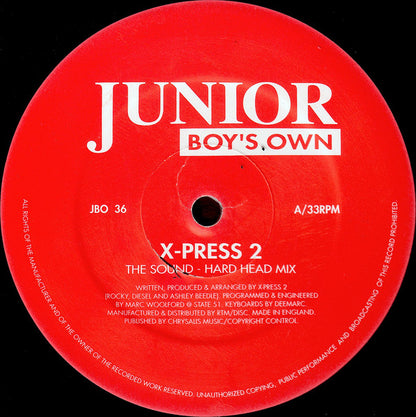 X-Press 2 : The Sound (12", Single)