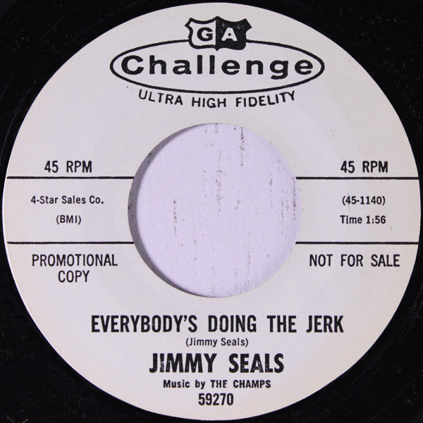 James Seals : Everybody's Doing The Jerk / Wa-Hoo (7", Promo)