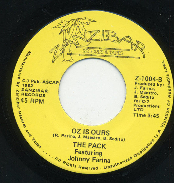 The Pack (10) Feat. Johnny Maestro & Bobby Sedito : Brooklyn Days (7")
