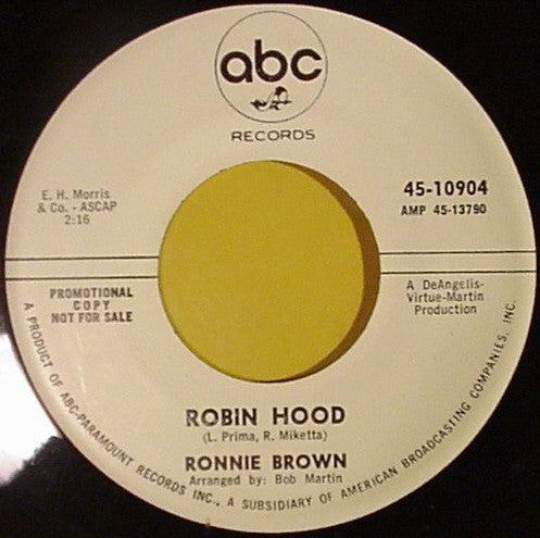 Ronnie Brown (8) : My Goose Is Cooked / Robin Hood (7", Single, Promo)