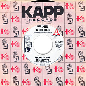 Reparata And The Delrons : Walking In The Rain / I've Got An Awful Lot Of Losing You To Do (7", Single, Promo)