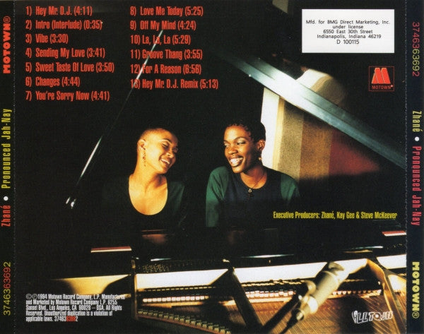 Zhané : Pronounced Jah-Nay (CD, Album, Club, BMG)