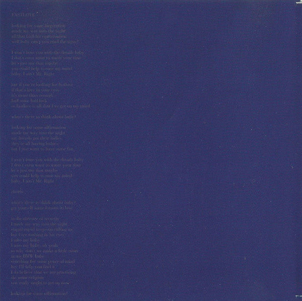 George Michael : Fastlove (CD, Single)
