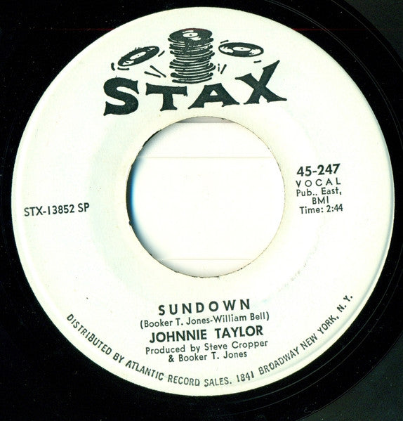 Johnnie Taylor : Next Time / Sundown (7", Single, Promo, SP)