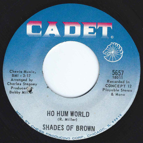 Shades Of Brown : Ho Hum World / Little Girl (7")