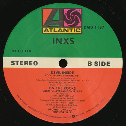 INXS : Devil Inside (12", Promo)