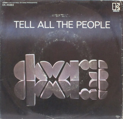 The Doors : Tell All The People (7", Single, Styrene)