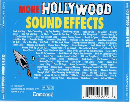 Various : More! Hollywood Sound Effects (CD)