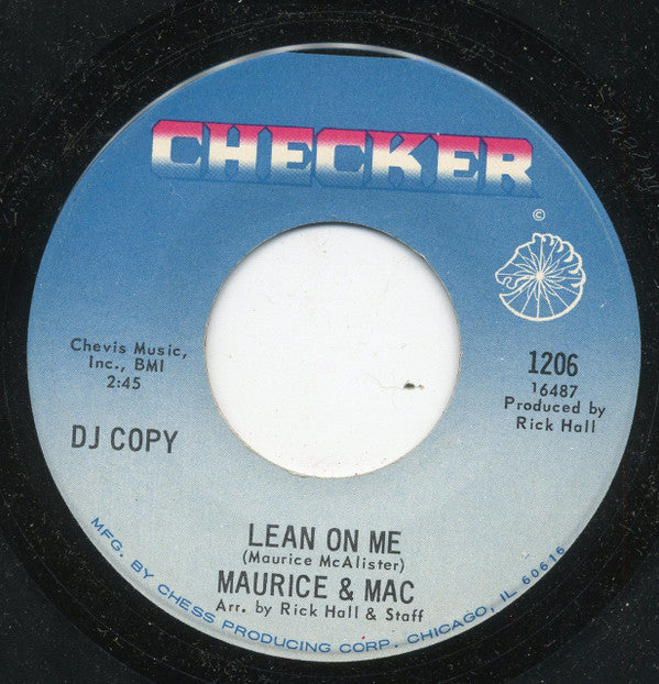 Maurice & Mac : Why Don't You Try Me (7", Single, Promo)
