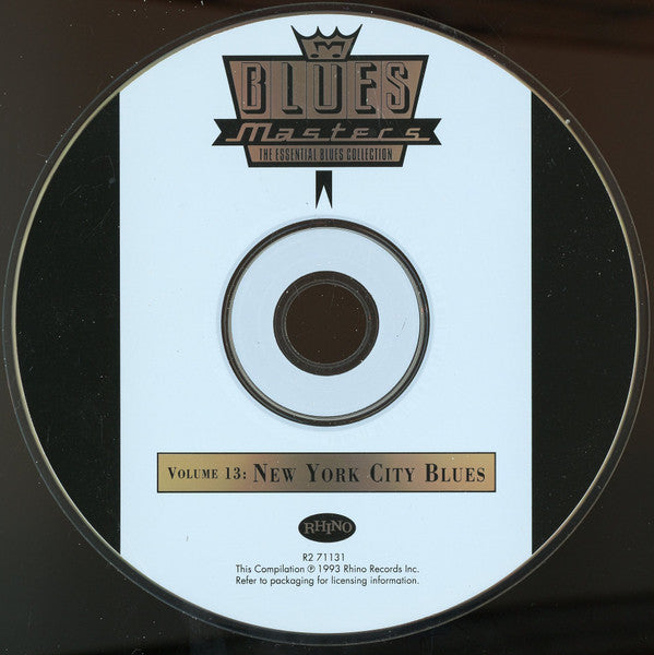 Various : Blues Masters, Volume 13: New York City Blues (CD, Comp, RM)