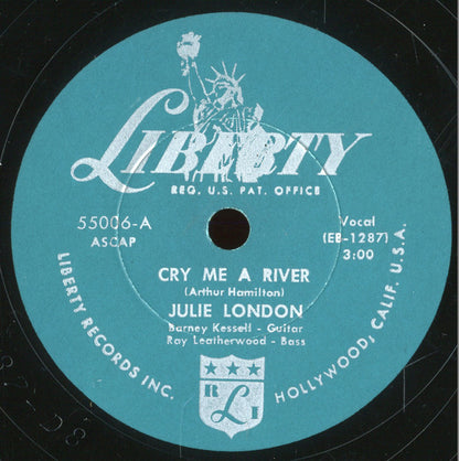 Julie London : Cry Me A River / S'Wonderful (10")
