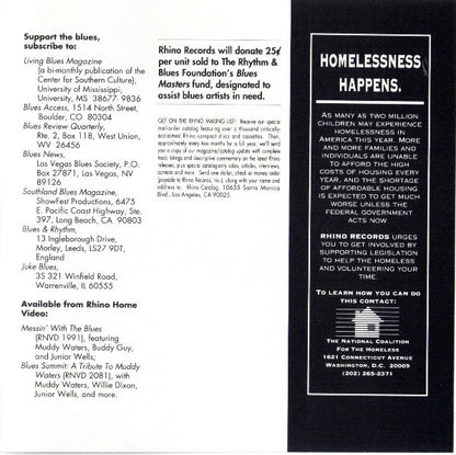Various : Blues Masters, Volume 10: Blues Roots (CD, Comp, RM)