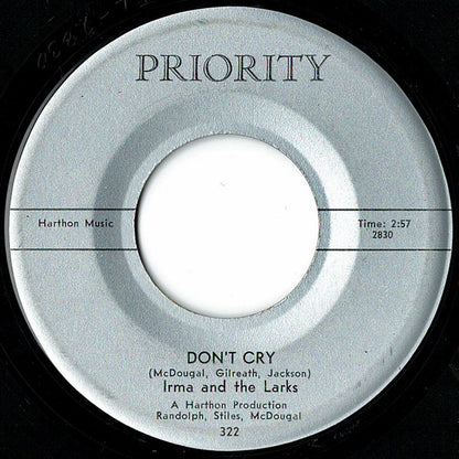 Irma & The Larks : Without You Baby (7")