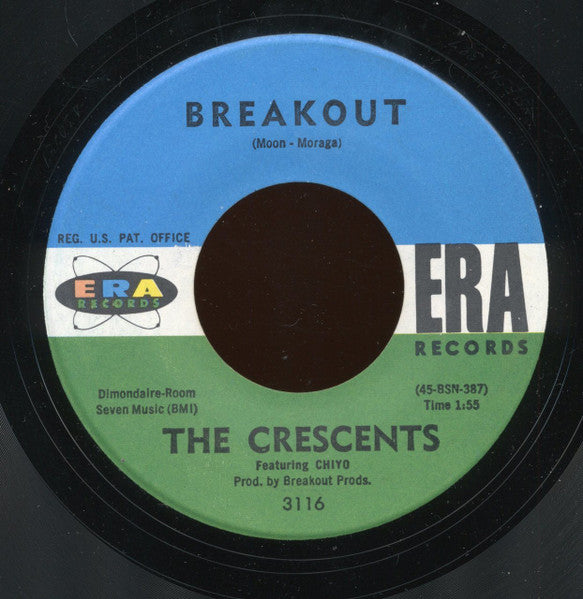 The Crescents (2) : Pink Dominos / Breakout (7", Alc)