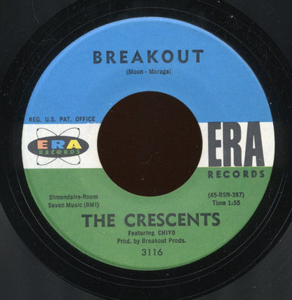 The Crescents (2) : Pink Dominos / Breakout (7", Alc)