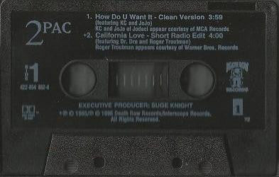2Pac Featuring K-Ci & JoJo : How Do U Want It (Cass, Single)