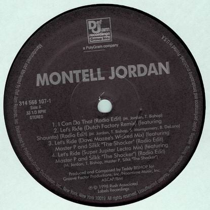 Montell Jordan : I Can Do That (12")