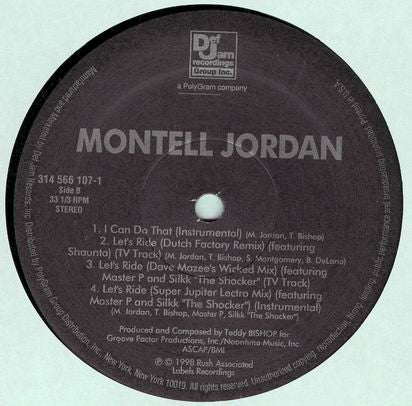 Montell Jordan : I Can Do That (12")