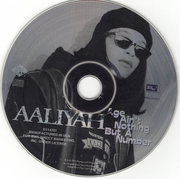 Aaliyah : Age Ain't Nothing But A Number (CD, Album, Club, BMG)