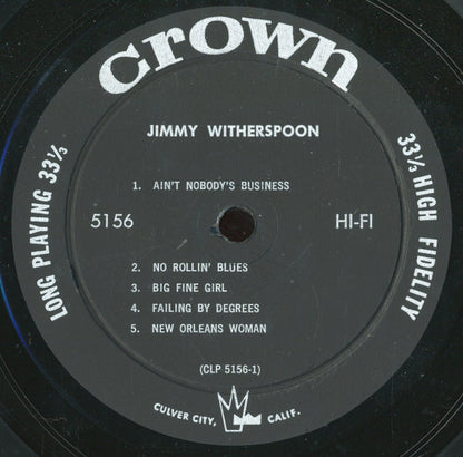 Jimmy Witherspoon : Jimmy Witherspoon (LP, Mono, Bla)