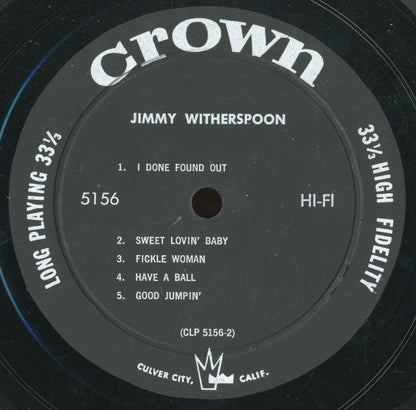 Jimmy Witherspoon : Jimmy Witherspoon (LP, Mono, Bla)