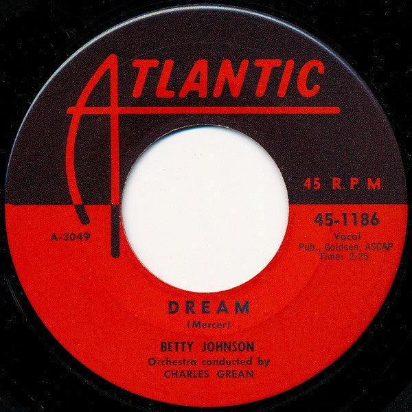 Betty Johnson : Dream / How Much (7")