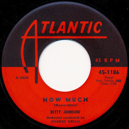 Betty Johnson : Dream / How Much (7")