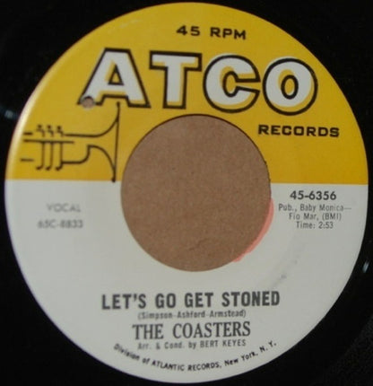 The Coasters : Let's Go Get Stoned / Money Honey (7")