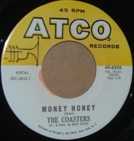 The Coasters : Let's Go Get Stoned / Money Honey (7")