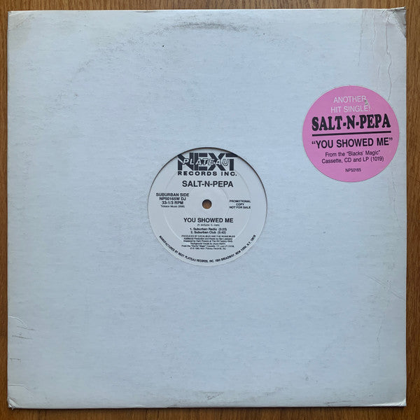 Salt 'N' Pepa : You Showed Me (12", Promo)