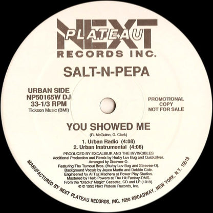 Salt 'N' Pepa : You Showed Me (12", Promo)
