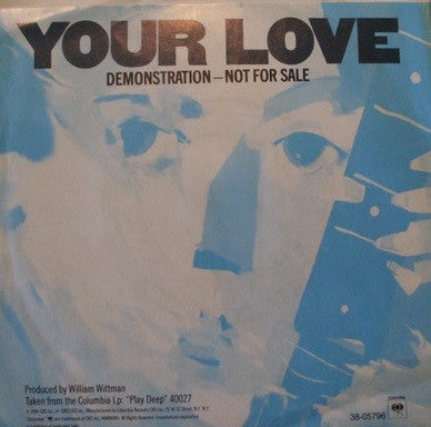 The Outfield : Your Love (7", Single, Promo, Styrene, Pit)