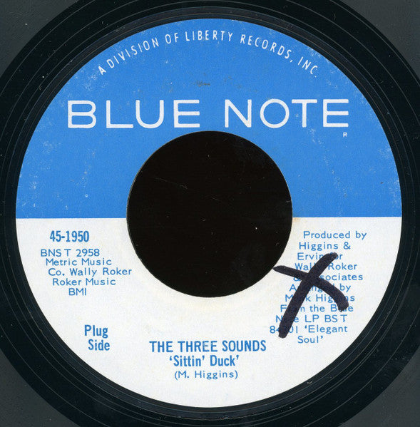 The Three Sounds : Sittin' Duck / Sugar Hill (7", Promo, Styrene)