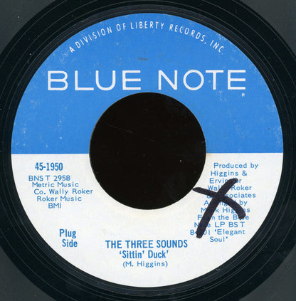 The Three Sounds : Sittin' Duck / Sugar Hill (7", Promo, Styrene)