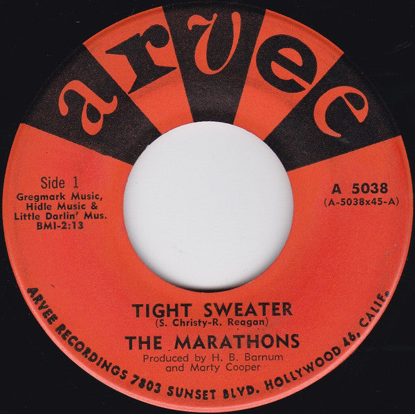 The Marathons : Tight Sweater (7", Single)