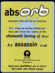 The Orb : AbsOrb - Selections From Orb Live 93 (12")