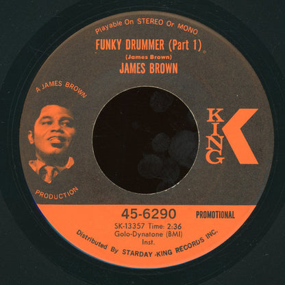 James Brown : Funky Drummer (7", Promo)