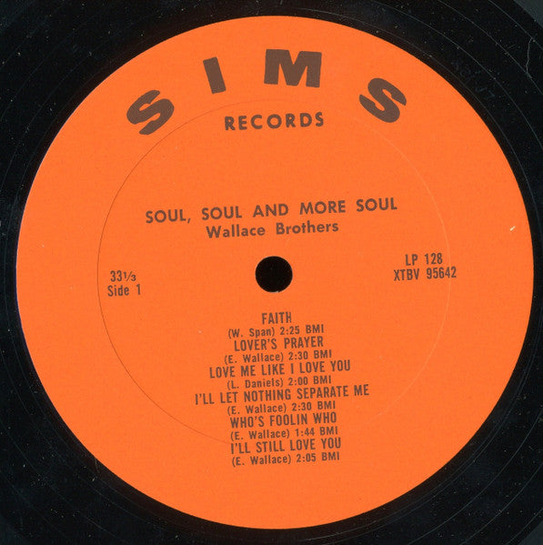 The Wallace Brothers : Soul Soul And More Soul (LP, Album)