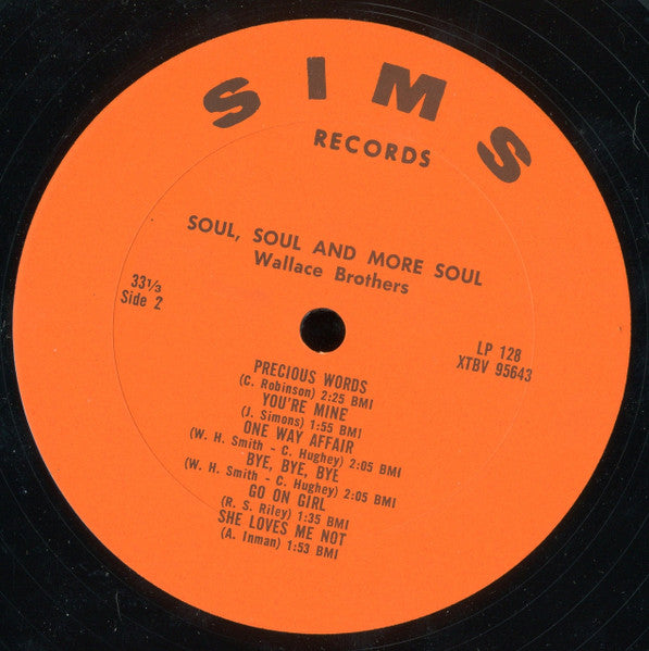 The Wallace Brothers : Soul Soul And More Soul (LP, Album)