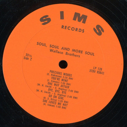 The Wallace Brothers : Soul Soul And More Soul (LP, Album)