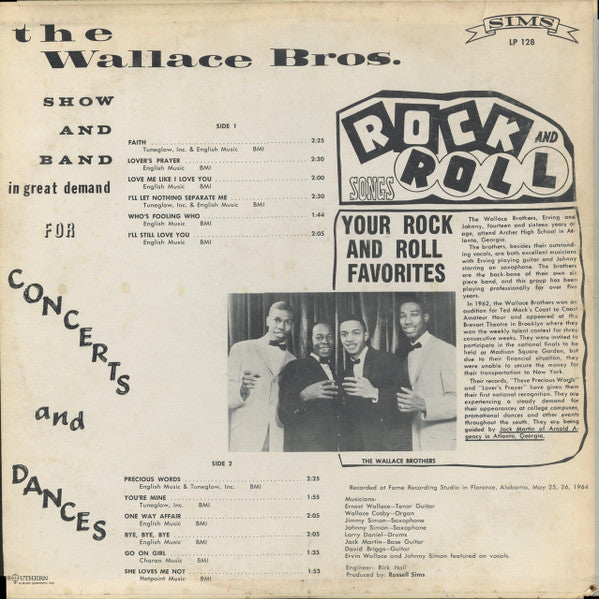The Wallace Brothers : Soul Soul And More Soul (LP, Album)
