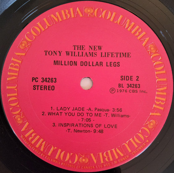 The New Tony Williams Lifetime : Million Dollar Legs (LP, Album)