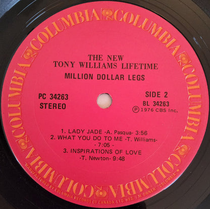 The New Tony Williams Lifetime : Million Dollar Legs (LP, Album)
