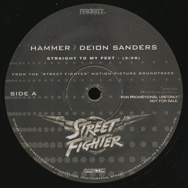 MC Hammer / Deion Sanders : Straight To My Feet (12", Promo)