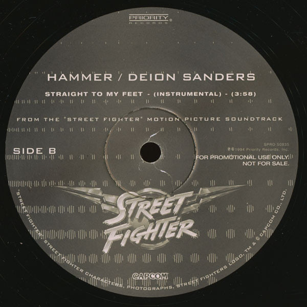MC Hammer / Deion Sanders : Straight To My Feet (12", Promo)