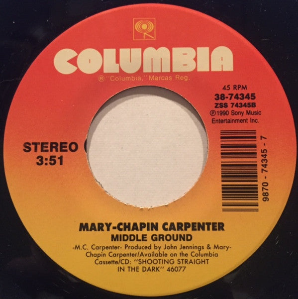 Mary Chapin Carpenter : I Feel Lucky (7", Single)