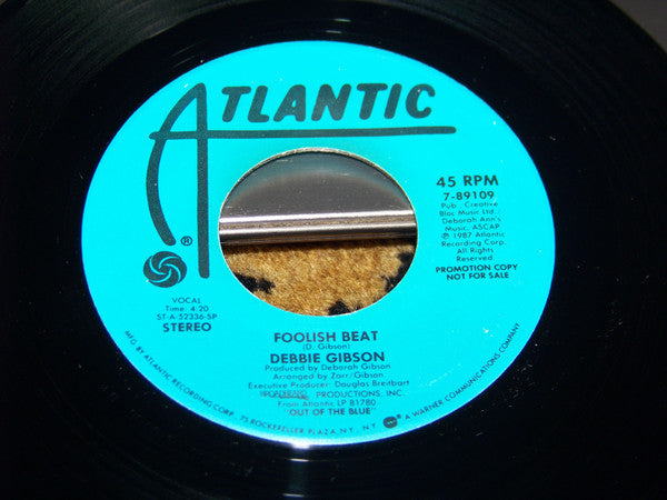 Debbie Gibson : Foolish Beat (7", Promo)