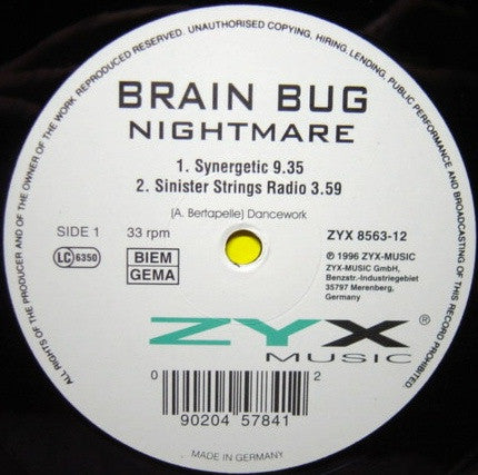 Brainbug : Nightmare (12")