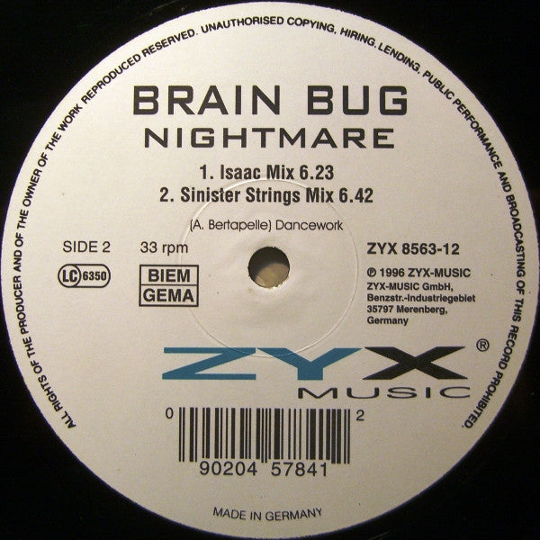 Brainbug : Nightmare (12")